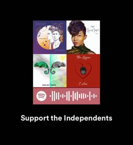 Support the Independents Spotify Code