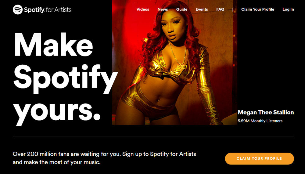 spotify for artists submit a song